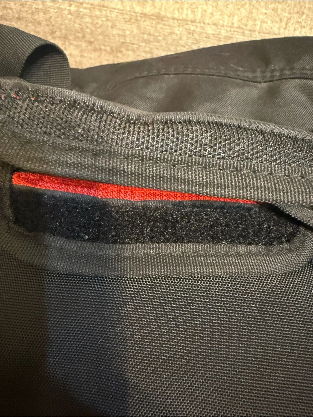 Champion Black & Red Duffel Bag